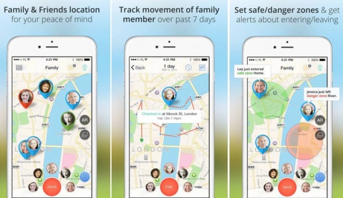 Tracking app for iphone
